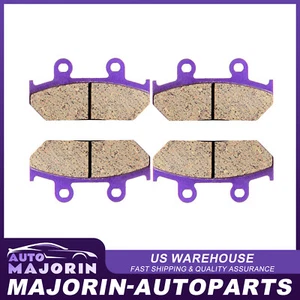 Front Carbon Fiber For 1990-00 Honda GL1500A Aspencade Goldwing 1500 Brake Pads - Picture 1 of 8
