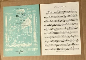 G.F. Handel Sonata No. 1 in G Minor for Cello & Piano -Kalmus String Series - Picture 1 of 4