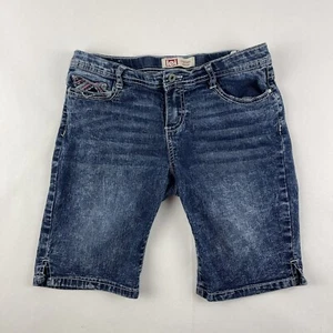 Lei Jean Shorts Girls 14 Chelsea Lowrise Blue Denim - Picture 1 of 8