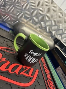 Taza clásica de gres cromada para garaje Snap On Tools rara naranja premium choko - Imagen 1 de 3