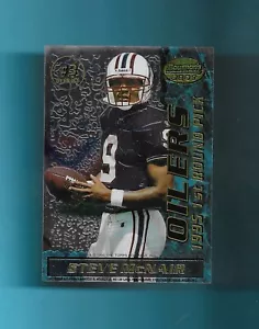 STEVE MCNAIR-HOUSTON OILERS! SHULER-WASHINGTON! 95 Bowmans Best MIRROR ROOKIE RC - Picture 1 of 2