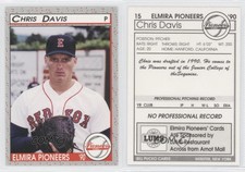 1990 Bill Pucko Elmira Pioneers Chris Davis #15