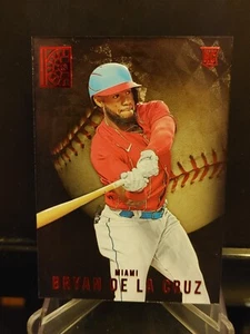 Bryan De La Cruz RC 2022 Panini Capstone Red Foil Luxury Suite #129 - Miami - Picture 1 of 2