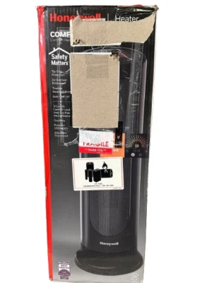 Calentador de torre de cerámica Honeywell HCE641BC Comfort Temp negro-*USADO-BUENO*-#HH1 Foto 1 de 4