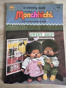 Das Original Monchhichi Vintage Malbuch 1983 golden RAR nicht coloriert - Bild 1 von 10