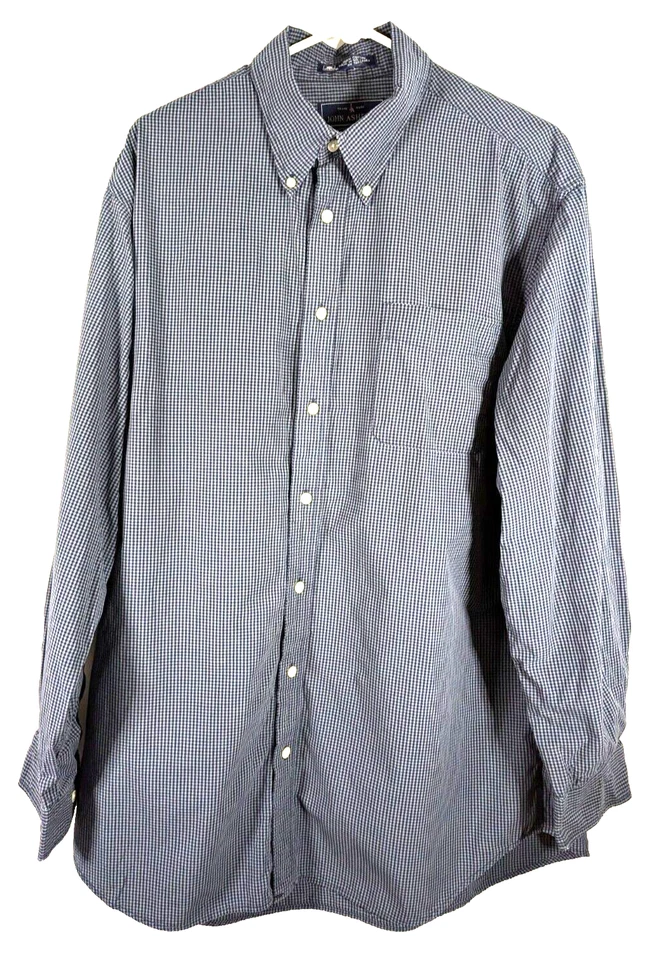 John Ashford Hombre L Cuadros Vestido Camisa Usado Foto 1 de 4