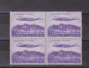 (san marino)1959 Sc C107,set ,block of four,MNH t1787 - Picture 1 of 3