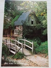 Vintage Argus poster 21x14" #2570 to a friends house road is never long 1970s