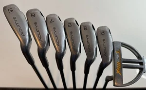 Acuity Turbo Max Golf Iron Set 5-P (7 Clubs) Putter Left Handed Stainless Steel - Picture 1 of 17