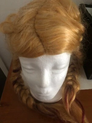 Strawberry Blonde Wig with Plaits  - Image 1 of 4