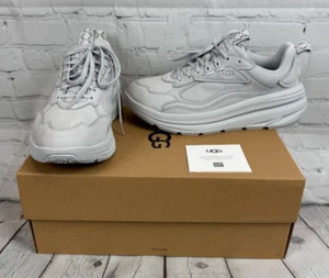 UGG light gray nubuck sneakers shoes size 9.5 NEW - Picture 1 of 10