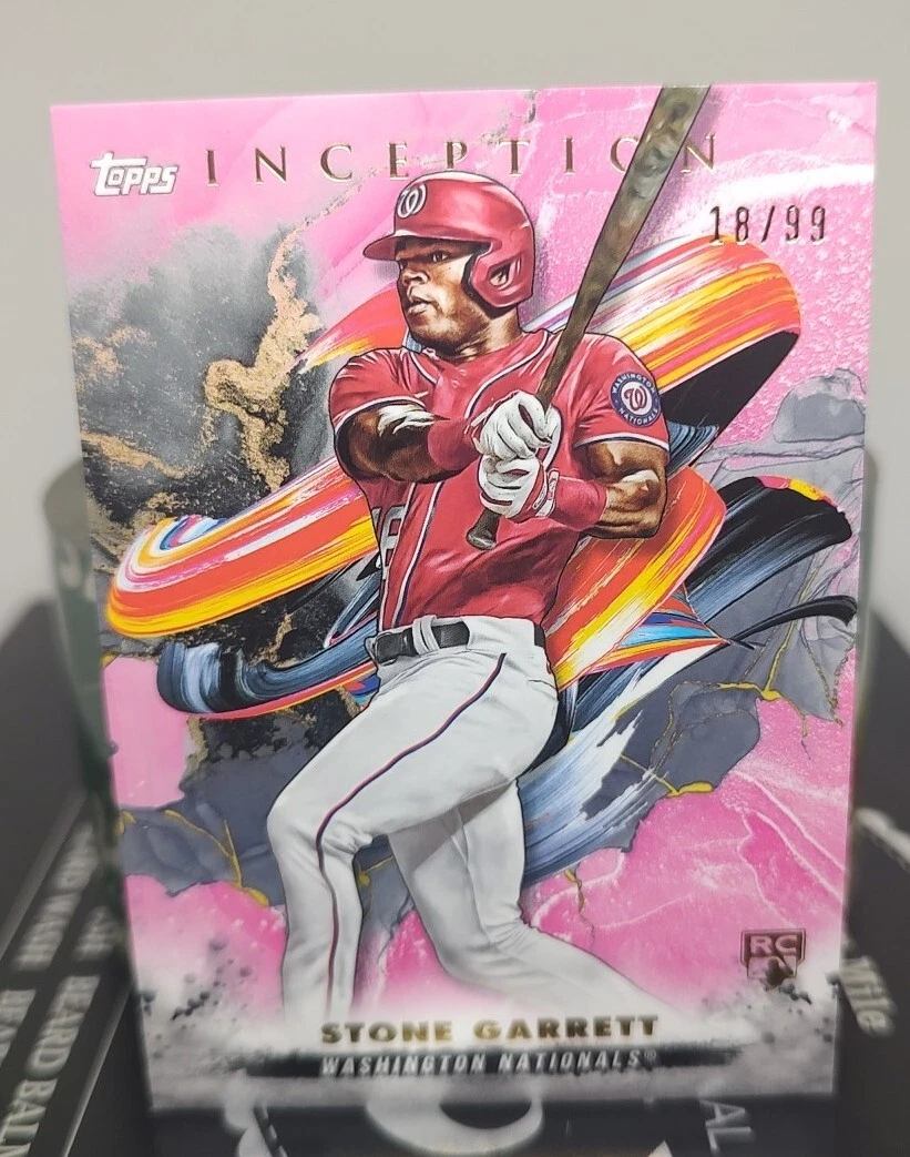 2023 Topps Inception Magenta #35 Stone Garrett NATIONALS RC ROOKIE /99