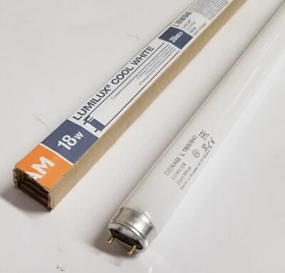 OSRAM LUMILUX L 18W/840 LUMILUX COOL WHITE 23" FLUORESCENT LIGHT BULB - Image 1 of 4