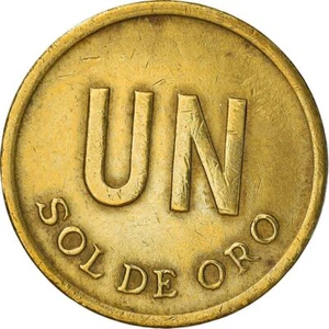 Peru 1 Sol de Oro Coin | Large Type | No mintmark | KM266.1 | 1975 - 1976 - Picture 1 of 6