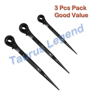 3PCs Scaffold Podger Ratchet Wrench Spanner With Socket 24x27 27x30 30x32mm Set - Picture 1 of 5