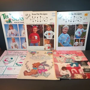 6 verschiedene Transfer-Musterbücher zum Aufbügeln Tulpe Gick Dover - Bild 1 von 18