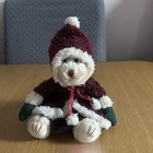 Ty Attic Treasures Mrs Santabear Christmas Bear 2000 Poseable Limbs 26cms & Tag