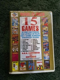 Maxi-15 Pack HES Cartridge Nintendo NES Complete With Box