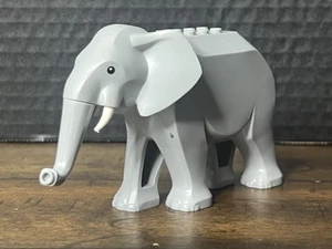 Lego Animal Elephant Minifigure 60302 Light Grey see photos vaulted HTF kids toy - Picture 1 of 8