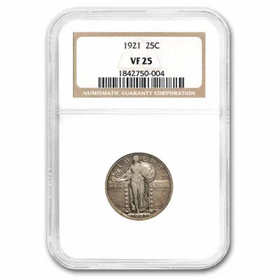 1921 Standing Liberty Quarter VF-25 NGC - Image 1 of 3