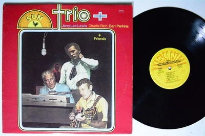 JERRY LEE LEWIS CHARLIE RICH CARL PERKINS Plus Friends SUN LP VG++  Foto 1 de 2