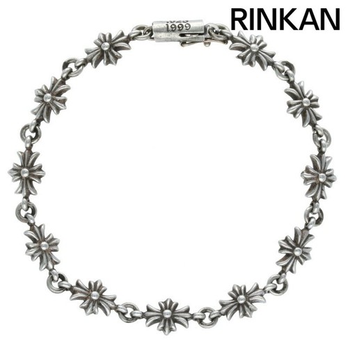 CHROME HEARTS Bracciale Uomo Cromo Cuori TNY E CH PLS Piccolo ECH Plus Argento 11LINK Usato