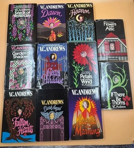 11 V.C Andrews Book Lot Dawn, Heaven, Petals On The Wind All HC Dollanganger - Imagen 1 de 18