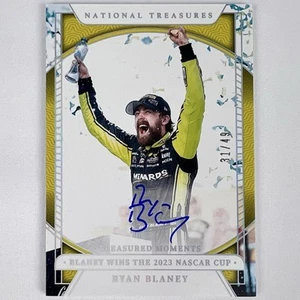 2024 National Treasures Ryan Blaney Treasured Moments Holo Silver Auto /49 - Picture 1 of 2