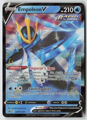 Empoleon V - SWSH108 - SWSH: Sword & Shield Promo Cards Holo - PTCG - Image 1 of 2