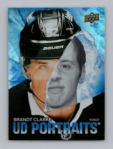 2025-26 Upper Deck Hockey #P-20 Brandt Clarke UD Portraits Los Angeles Kings - Bild 1 von 2