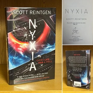 Nyxia (Book 1) - Scott Reintgen ~ SIGNED & NUMBERED 196/250 ~ UK 1st/1st 2017 - Picture 1 of 14