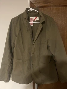 Best Made Co. Jacket Mens Small Drab Green Military Chore Utility Field Ripstop - Picture 1 of 3