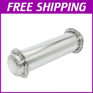Polished Stainless Steel Time Capsule with Silicone Gaskets - 16.3 Inch Storage - Picture 1 of 9