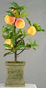 Artificial peach tree 24" tall - Picture 1 of 2