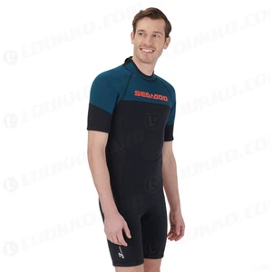 Sea-Doo Sz 2XL Neoprene Nylon Men's Escape Shorty Wetsuit Navy/Marine - Picture 1 of 7