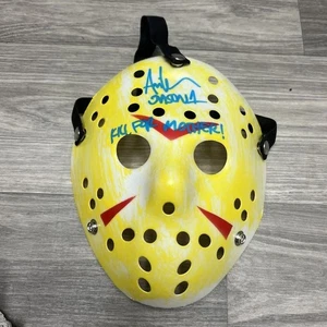 Máscara Jason Voorhees Letrero Autografiado Ari Lehman Terror Viernes 13 Certificado JSA - Imagen 1 de 7