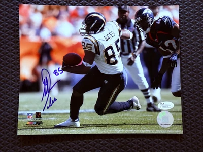 Cargadores de fotos 8x10 autógrafos firmados por Antonio Gates JSA Foto 1 de 3