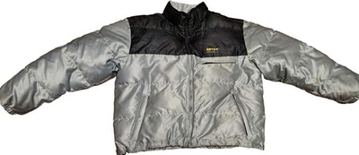 EDDIE BAUER EBTEK Goose Down Coat Men's L Large Vintage Softshell Puffer Jacket - Image 1 of 4