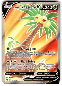 Pokemon Pokemon GO Card 254/264 Alolan Exeggutor V Ultra Rare - Picture 1 of 4