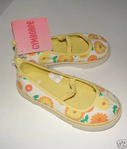 Zapatos Gymboree Daisy Days Amarillo Bebé Niñas Talla 03 NUEVO Foto 1 de 1