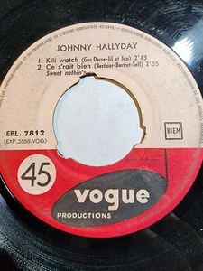 Johnny Hallyday- EPL 7812 ~French Import-GOOD F212 - Picture 1 of 2