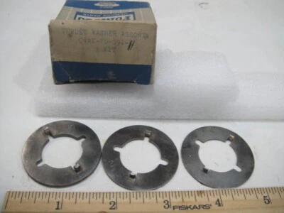 Nuevo de Lote Antiguo Ford Galaxie Fairlane Transmisión Embrague Inverso Buje Arandela de Empuje 3 piezas Foto 1 de 4