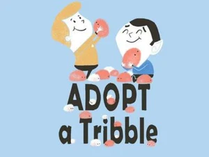 Star Trek ADOPT A TRIBBLE Very Cute Cartoon Satire Teefury Ladies Shirt NEW - Picture 1 of 1