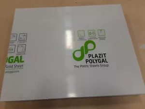MONOGAL CLEAR POLYCARBONATE SHEET 1/4" X 23.5" x 19-1/4" - Picture 1 of 4
