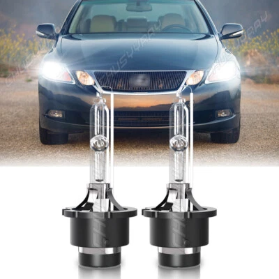 Paquete de 2 bombillas de faros de fábrica de xenón HID para Lexus GS350 2007-2011 haz bajo Foto 1 de 4
