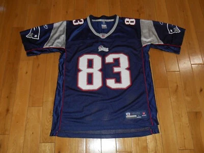 Camiseta Reebok On Field Wes Welker New England Patriots 83 Hombres Equipo NFL Réplica L Foto 1 de 4