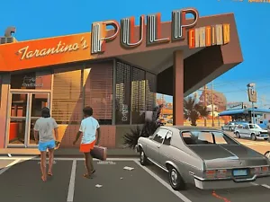 Pulp Fiction Laurent Durieux Siebdruck Filmplakat Mondo nummeriert 1578/2566 - Bild 1 von 11