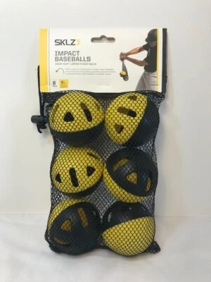 🔥SKLZ Pelotas de béisbol de entrenamiento de plástico de impacto de alta resistencia - Construidas para durar - ¡Juego de 6!🔥 Foto 1 de 4