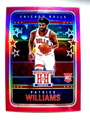 PATRICK WILLIAMS 2020/21 CHRONICLES HOMETOWN HEROES 558 ROOKIE PINK PRIZM BC1635 - Image 1 of 2