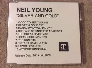 Very Rare Neil Young Silver And Gold Pre UK Release Promo CD (2000) - Picture 1 of 2